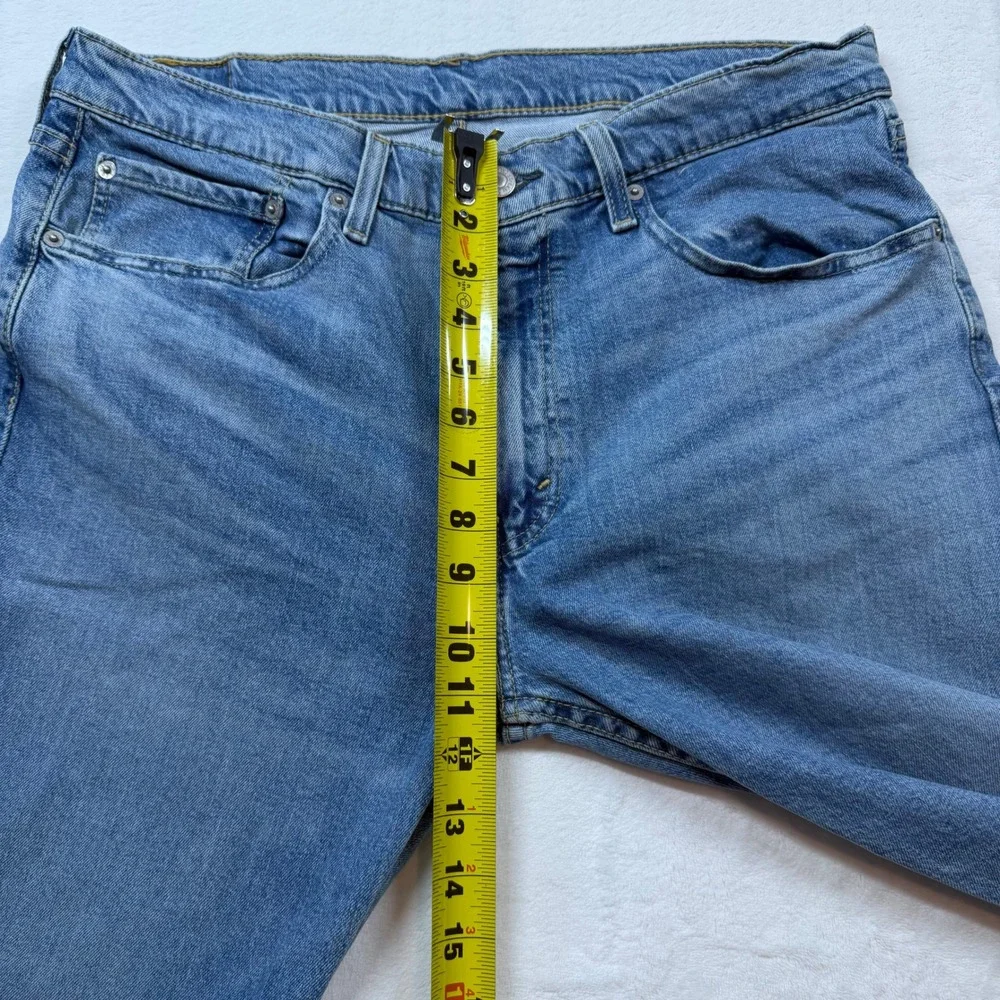 Levi's 502 Regular Taper Mens W36‎ L34 Blue Good Medium Wash Denim Jeans